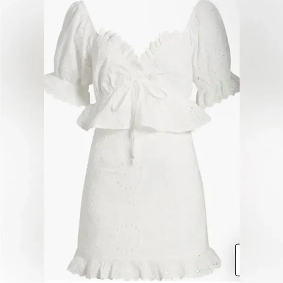 Lost + Wander Petals of The Sky Dress White Size Small - Picture 7 of 12